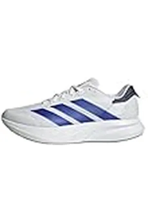 adidas Duramo Speed 2 Running Shoes, Zapatillas para Correr Hombre, Cloud White/Lucid Blue/Dark Blue, 38 2/3 EU