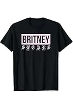 Britney Spears Camiseta Unisex S Manga Corta Classic Baja S Negro