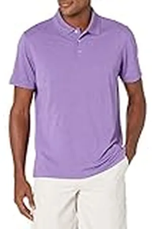 Amazon Polo de Golf de Secado Rápido de Ajuste Entallado Hombre, , S