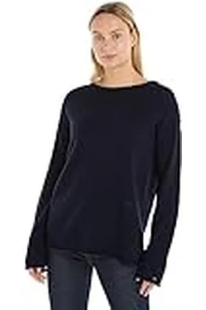 Tommy Hilfiger Mujer Jersey Soft Wool Boat-Neck Jersey de punto, , L
