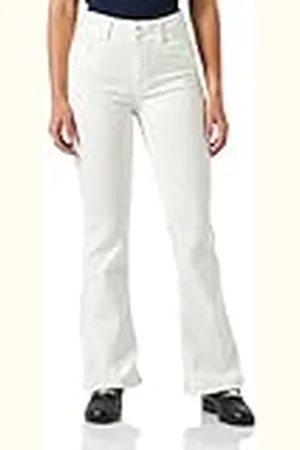 Replay WLW689 Newluz Flare Power Stretch Bull Jeans, , 27W / 30L para Mujer