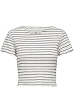 ONLY Onlanits S/S Cropped Top Jrs Camiseta, , L para Mujer