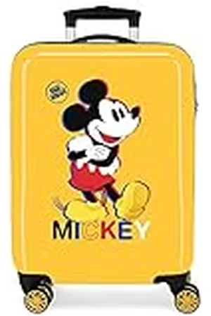 Disney Mickey 3D Maleta de Cabina 38x55x20 cms Rígida ABS Cierre de combinación Lateral 34L 2 kgs 4 Ruedas Dobles Equipaje Mano