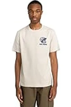 Element Timber Builder - Camiseta de Manga Corta - Hombre - M - Beige