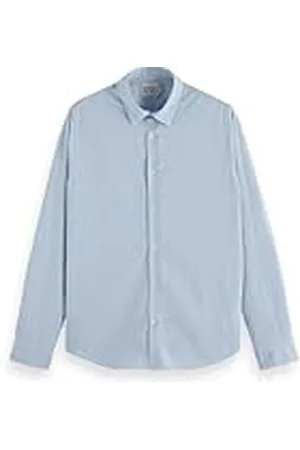 Scotch&Soda Seasonal Essentials Poplin Checked Camiseta, , XL para Hombre