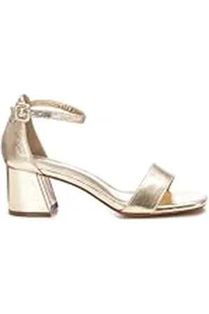 Refresh Sandalia Mujer Oro - Calzado Cómodo y Versátil - Moda casual - Modelo 17258501 (Talla 39)