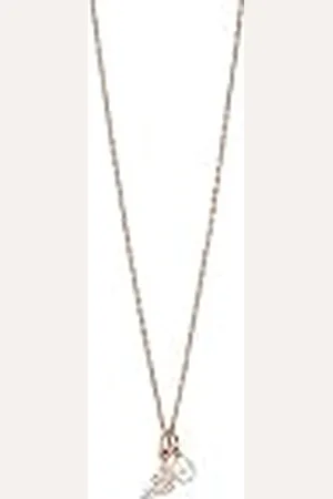 Emporio Armani Collar Para Las Extensiones De Las Mujeres Core, Longitud: 350mm + 70mm, Ancho: 8,6mm, Altura: 4mm Rose Gold Collar De Plata Esterlina, EG3573221
