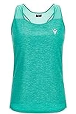 macron Run Start Scd Gaenor Tank Print Aquam Mel Wmn Camiseta de Tirantes, Mujer, , S