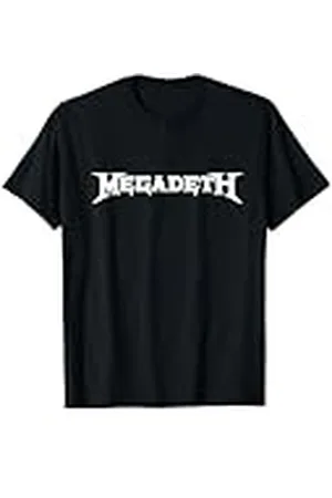 Megadeth Logotipo blanco Camiseta