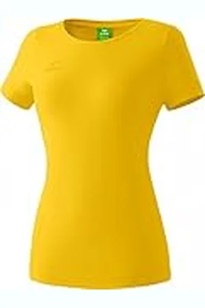 Erima T-Shirt Style - Camiseta de Fitness para Mujer, Color Amarillo, Talla 44