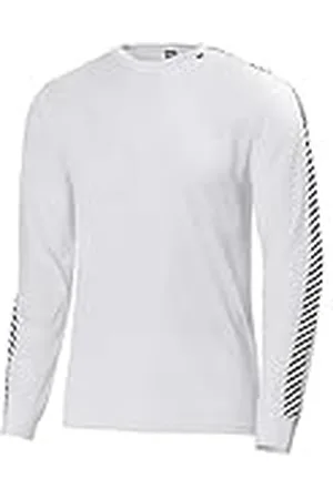Helly Hansen Camiseta Térmica HH LIFA Stripe Crew LS Baselayer, Hombre, , XL