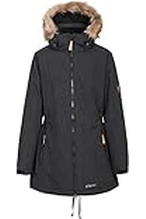 Trespass Celebrity Chaqueta impermeable cálida con capucha extraíble para mujer (paquete de 1)