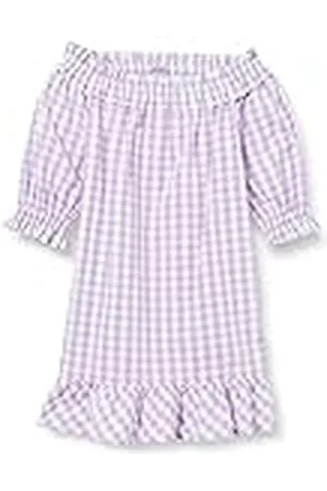 Scotch&Soda Vestido a Cuadros sin Hombros de algodón orgánico, , 30 W/32 L para Niñas