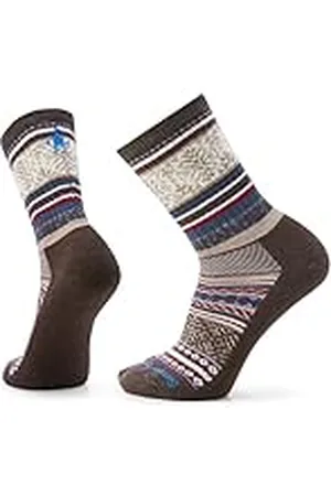 Smartwool Everyday Fair Isle Sweater Crew Socks Calcetines Tipo suéter de Isla Justa para Uso Diario