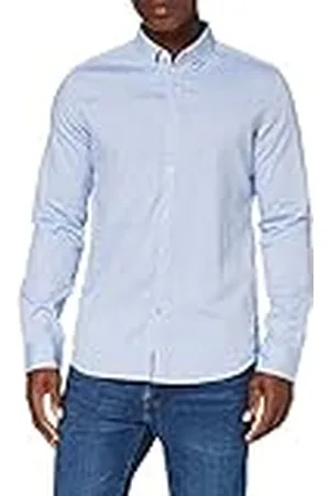 TOM TAILOR 1008320 Camisa Slim Fit de Algodón para Hombre, , XXL