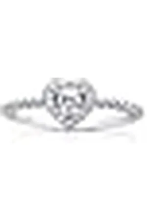 MONTEVERDI Anillo de mujer de de ley 925 con circonitas rodiadas, talla 56 MONJ-RG0300, de ley, Sin piedras preciosas
