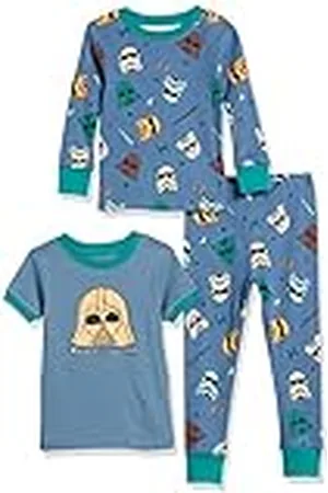 Amazon Disney | Marvel | Star Wars Conjuntos de Pijama Ceñidos de Algodón Niño, Pack de 3, , 10 años
