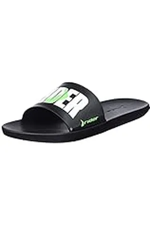 Rider 11773, Slide Hombre, Negro, Blanco y Verde, 39.5 EU Estrecho