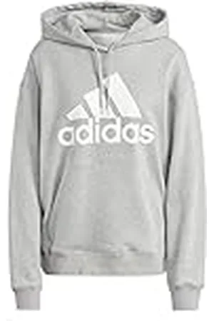adidas Mujer Essentials Big Logo Oversized French Terry Hoodie, , XS