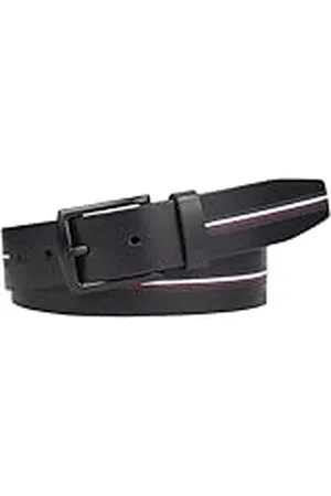 Tommy Hilfiger Cinturón de Piel para Hombre Denton, , 85 cm