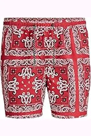 JACK & JONES Jpstfiji Jjswim-Bandana Bañador para Hombre, Rojo Chino, L