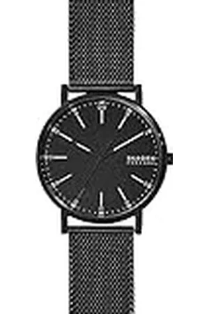 Skagen Signatur reloj para hombre, movimiento de cuarzo con correa de piel o acero inoxidable, , 40MM