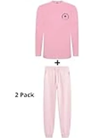 American College Pyjama Polaire Enfant Pour Fille Juego de Pijama, , 12 años (Pack de 2) para Niñas