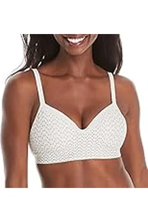 Hanes G199 - Sujetador para Mujer, sin Aros, diseño de Encaje, tecnología ComfortFlex