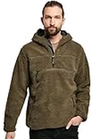 Brandit Teddyfleece Worker Pullover, color: olive, size: M