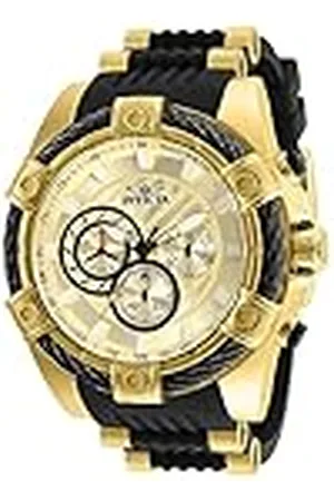 Invicta Bolt, Reloj de cuarzo para hombre de acero inoxidable, 52 mm