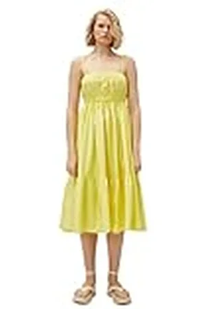 Koton Vestido Midi de Tirantes engarzados, , 40 para Mujer