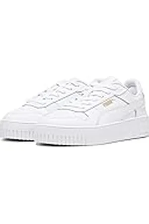 PUMA Carina Street Jr, Sneaker, White White Gold, 38 EU