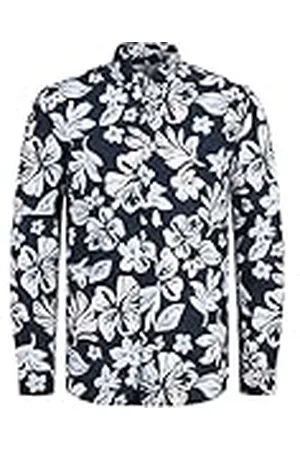 JACK & JONES Jprblasummer Linen Ss23-Camiseta de Manga Corta (Talla L/S) Camisa, , L para Hombre