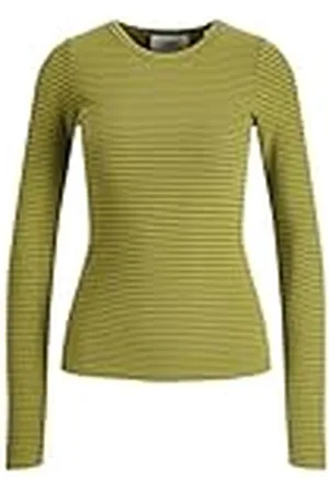 JJXX Jack & Jones JXFREYA LS Rib Stripe tee Noos Camisa Manga Larga, , M De Las Mujeres