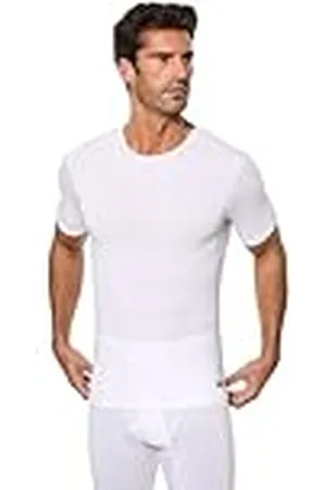 Abanderado Camiseta manga corta cuello redondo Térmico Termaltech Hombre x1, Blanco, M