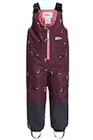 Jack Wolfskin Gleely 2L Ins Print Bib K Pantalones para Senderismo, , 116 cm Unisex niños