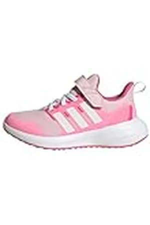 adidas Fortarun 2.0 Cloudfoam Elastic Lace Top Strap Shoes, Zapatillas para Correr, Clear Pink/Cloud White/Bliss Pink, 39 1/3 EU