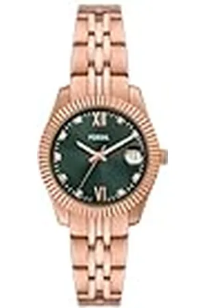 Fossil Reloj Analógico para Mujer de Cuarzo con Correa en Acero Inoxidable ES5369