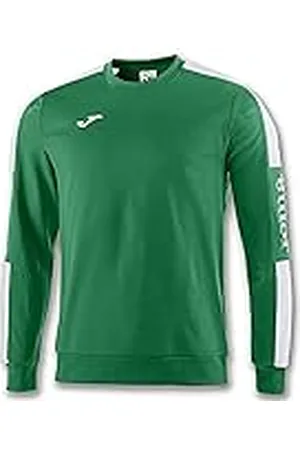 Joma 100801.452 Sudadera, Niños, Verde/Blanco, 6XS