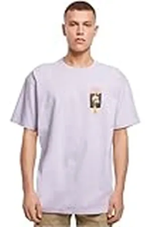 Merchcode Mp0006896-summer-Icecream Heavy Oversize tee Camiseta, Lilac, 3XL Hombres