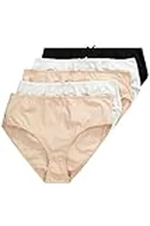Ulla Popken Slip, 5er Pack Basic Ropa Interior, , 46-48 para Mujer