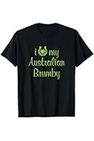Hip I Love My Australian Brumby Horse Equestrian Show Trainer Camiseta