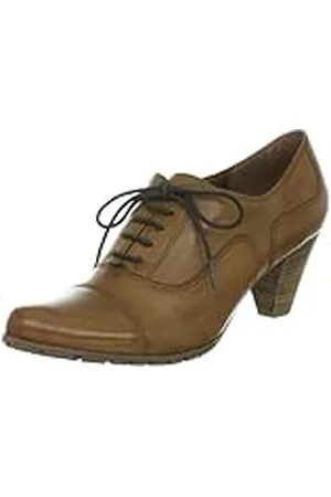 QS by s.Oliver Casual 5-5-23302-39 - Zapatos de Cordones de Cuero para Mujer, Color , Talla 36