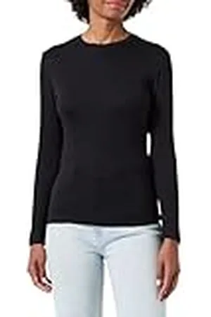 VILA Vialexia O-Neck L/S Top-Noos Camiseta de Manga Larga, , XS Mujeres