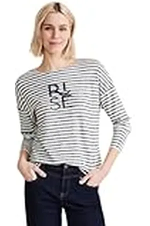 Street one Camiseta Rise Striped Partprint, Women