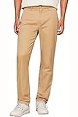 Tommy Hilfiger Pantalones Chino para Hombre Denton 1985 Algodón Pima, Verde (Classic Khaki), 38W/29L