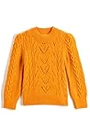 Koton Cable-Knit Sweater Long Sleeve Stand-Up Neck, Suéter pulóver niñas,