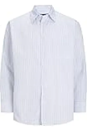 JACK & JONES Jorbill Poplin-Camiseta de Manga Larga Sudadera, , S para Hombre
