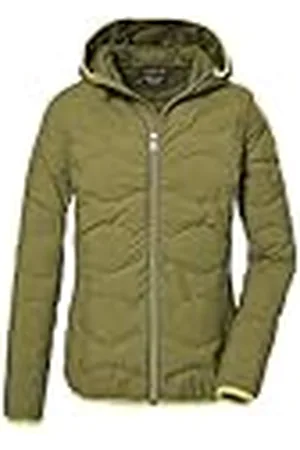 G.I.G.A. DX by killtec Mujer Chaqueta acolchada con capucha/chaqueta funcional repelente al agua GW 21 WMN QLTD JCKT, waldgrün, 50, 39845-000
