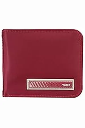 TOTTO Cartera Juvenil Chico, Modelo Falangero, con Sistema de Bloqueo RFID, con 7 Organizadores, Monedero con Cremallera, Billetera y Tarjeteros, Tamaño Compacto, Cierre de Solapa, Color